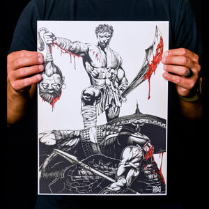 “David and Goliath” Print